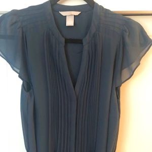 Dress H&M Dark Teal Short Sleeve Small
